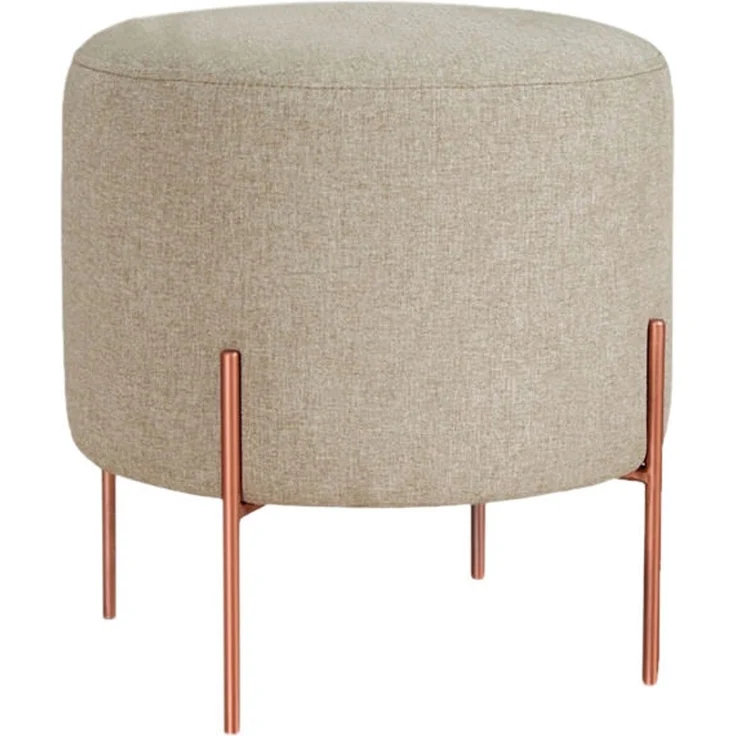 Hanah Home 'Copper 48 - Coffee' Pouffe, Kaffee, 40 x 42 x 40 cm – Bild 6