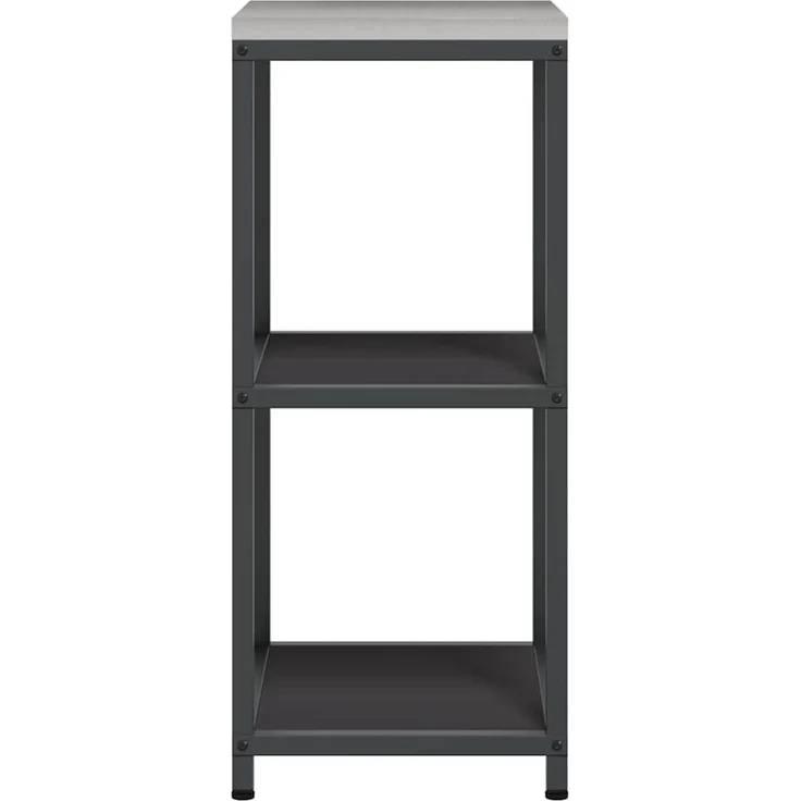 vidaXL Küchenregal HATTEM Schwarz 40 x 50 x 92 cm Stahl 874968 – Bild 7