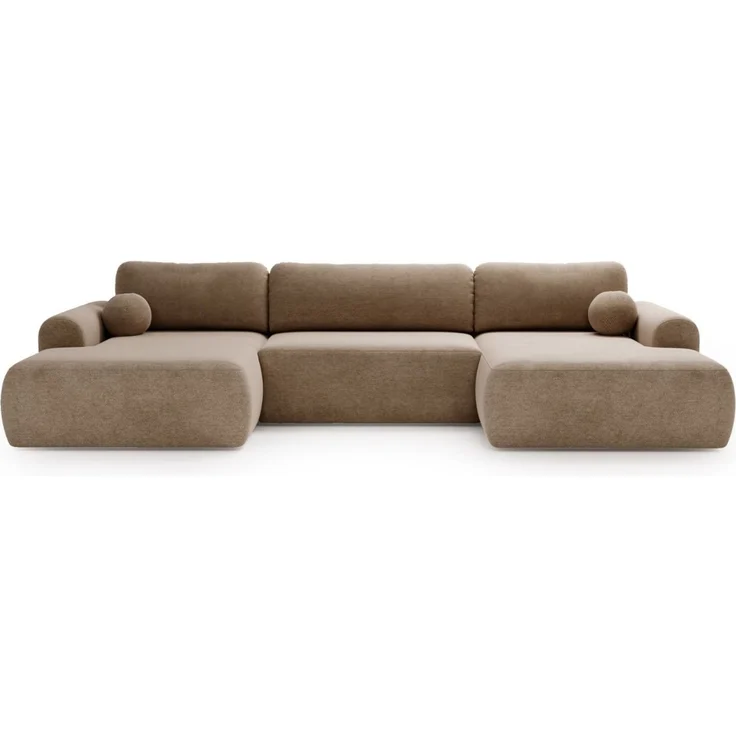 GrainGold Ecksofa U-Form Savana U, Set, Bettkasten, Schaum, Wellenfedern, Schlaffunktion, DL-Mechanismus – Bild 2