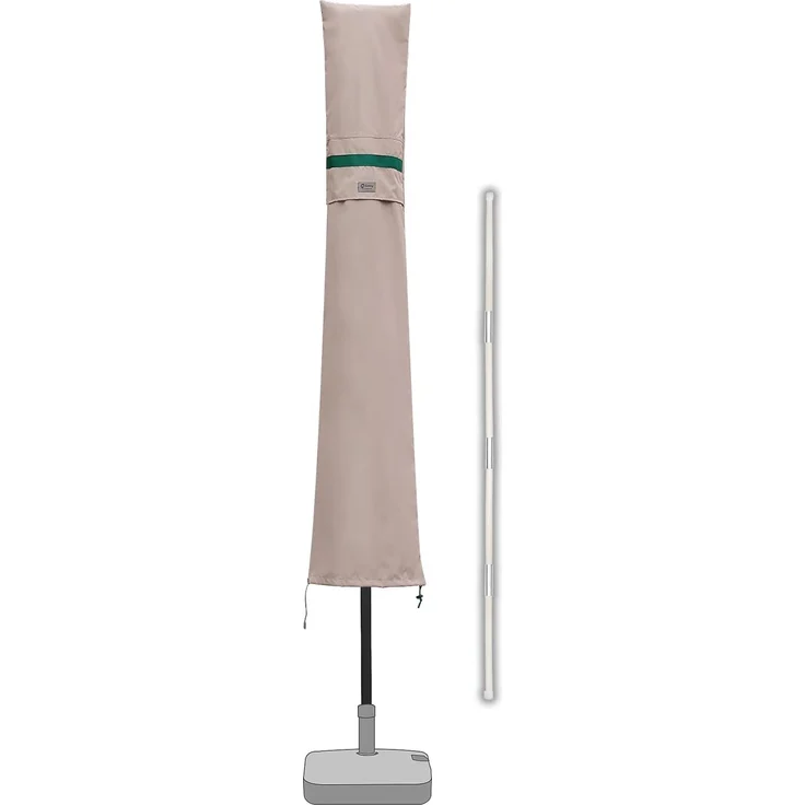 Sekey Sonnenschirm-Schutzhülle Modernes Design Schutzhülle Sonnenschirm Schutzhaube Ampelschirm, 190 x 30/50 cm für Ø 350 cm / 300 x 200 cm Marktschirm – Bild 1