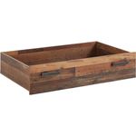 FORTE Clif Rollschublade für Bett, Holzwerkstoff, Braun, 104,1 x 24 x 67,4 cm