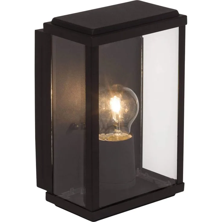 Brilliant Leuchten No. 44480-06 Aussenwandleuchte Gaia E27 IP44 schwarz