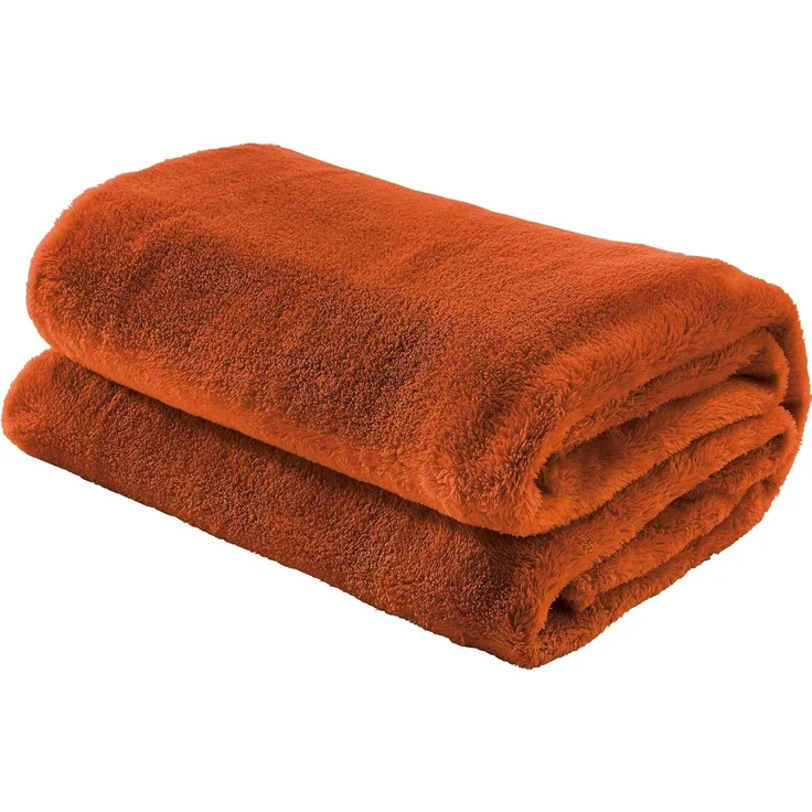 Wohndecke Wohndecke "Salerno", Erwin Müller, Teddy-Fleece Uni – Bild 1