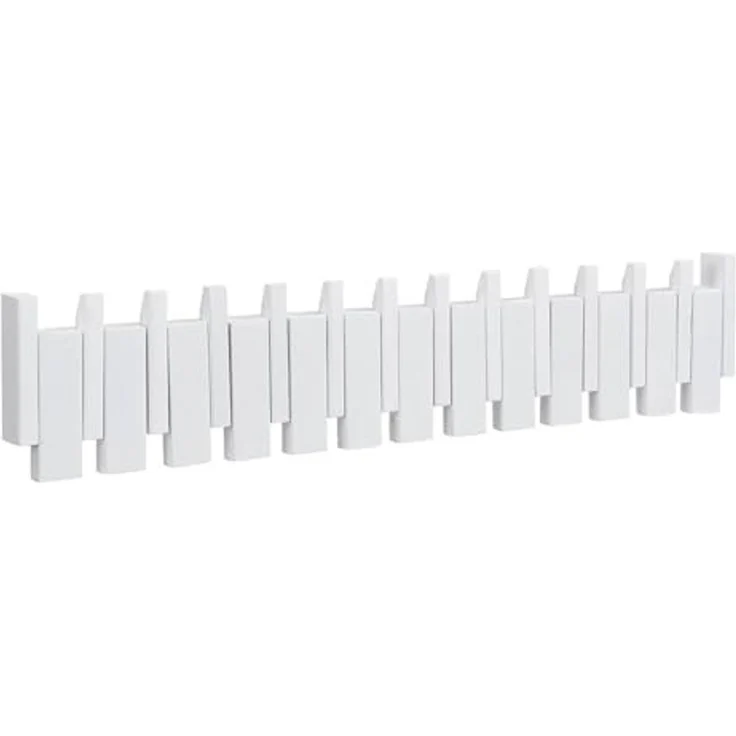 HOME DELUXE Garderobenleiste PORTE Weiß - 80 x 15 cm – Bild 4