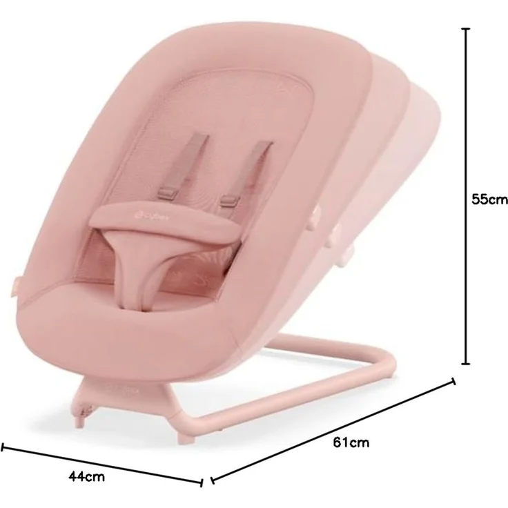 Cybex Lemo Babywippe Pearl Pink Rosa – Bild 7