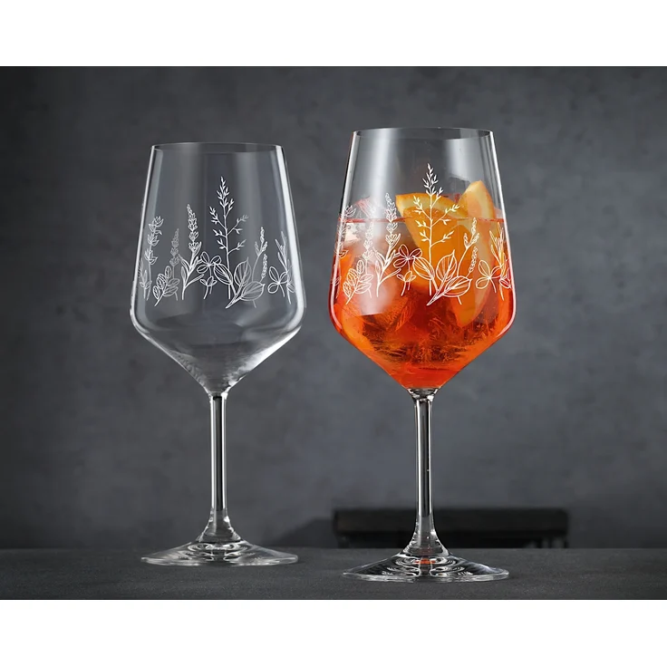 NACHTMANN 105722 TATTOO BOTANICAL WHITE Spritz/Wein Glas 2er Set – Bild 5