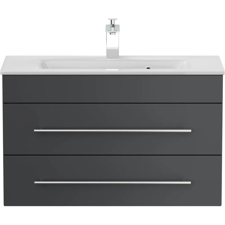 Badmöbel Mars 800 SlimLine SoftClose grafit : Grafit – Bild 9