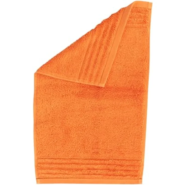 Traumschloss Gästehandtuch Premium-Line, Frottier (1-St), 100% amerikanische Supima Baumwolle mit 600g/m², Orange – Bild 4