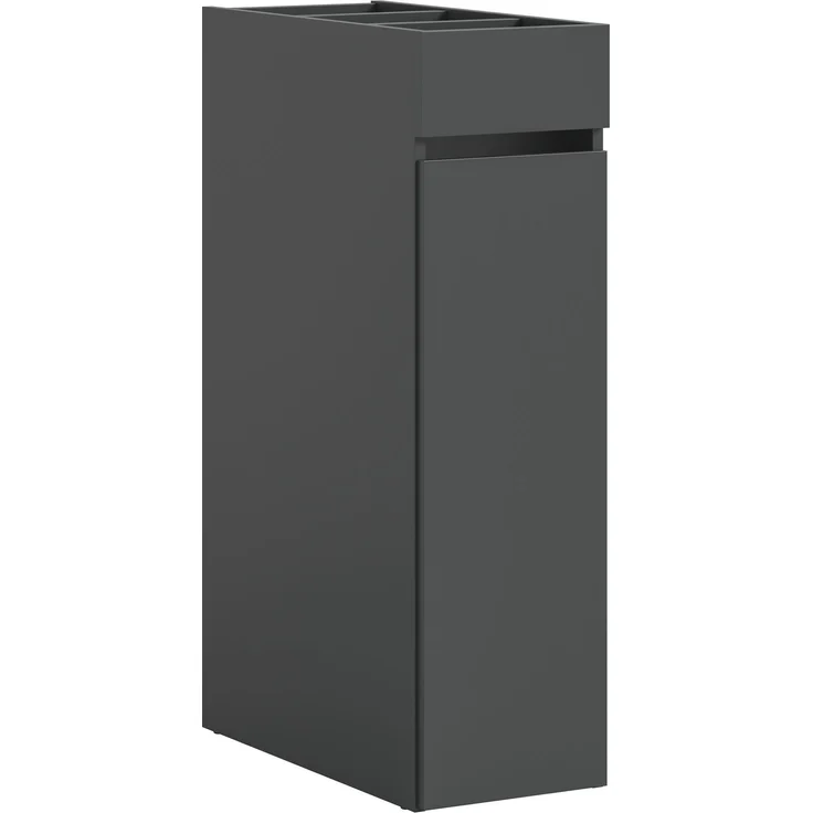 Anstellregal (B/H/T: 29x101x60 cm) in anthrazit Nachbildung – Bild 1
