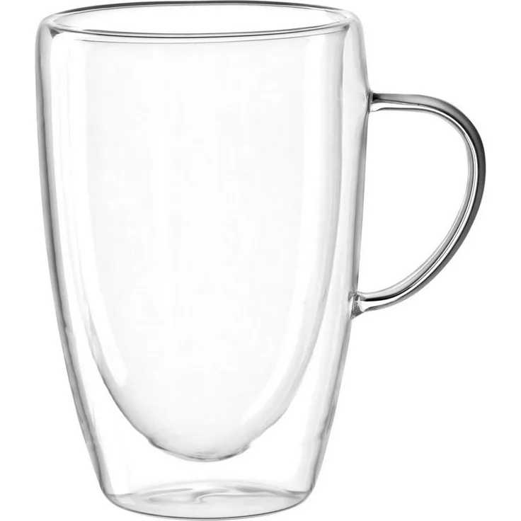 LEONARDO Gläser-Set DUO, 4-tlg, Borosilikatglas, doppelwandig, 4-teilig