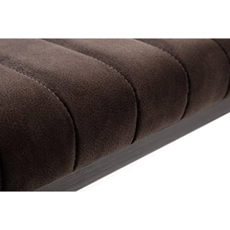 Julian Bowen Brooklyn Polsterbank, Anthrazit, Metall, Einheitsgröße – Bild 6