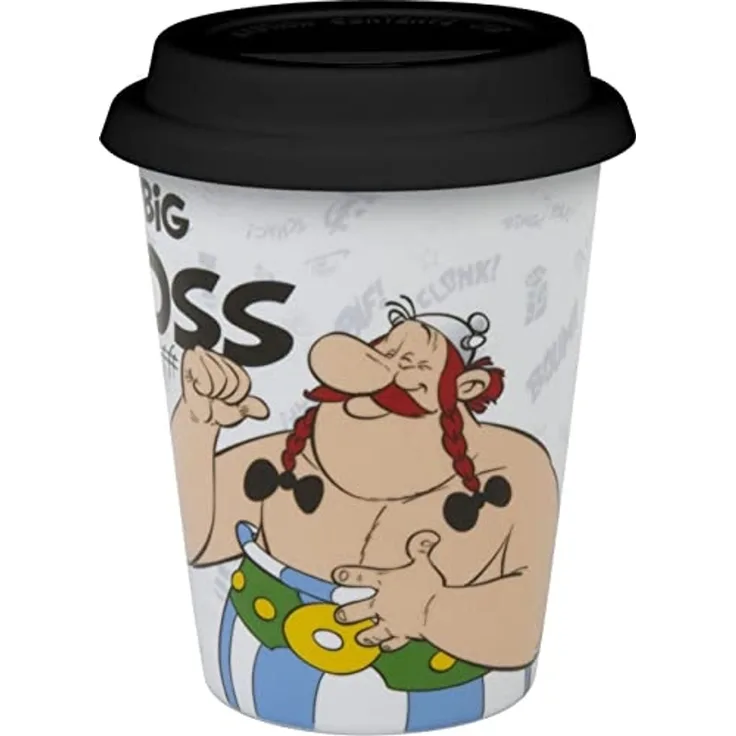 KÖNITZ Coffee to go Becher mit Deckel Asterix - Characters Big Boss