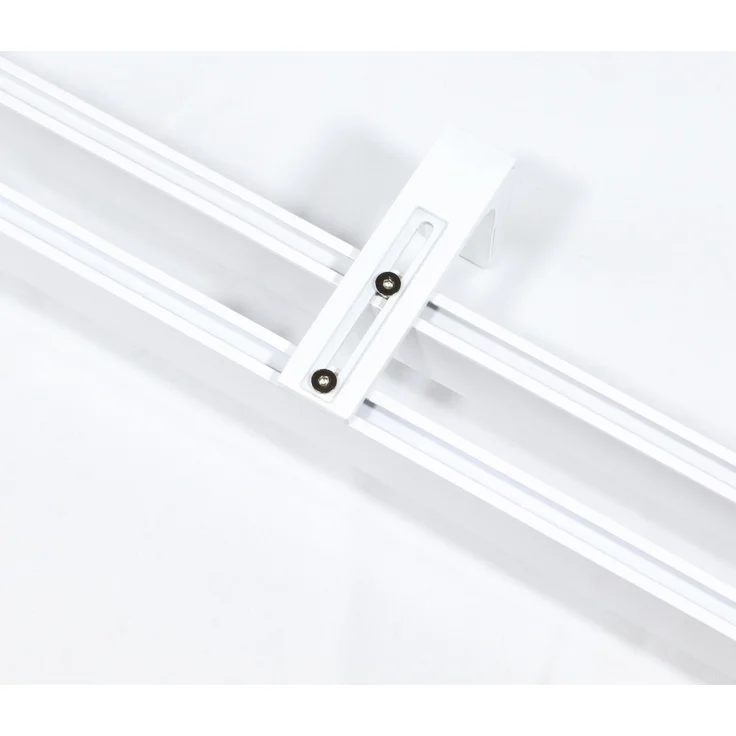 Deco-Raum® Gardinenschiene Innenlauf Loft | Größe: 90cm | Material: Aluminium | Farbe: Weiß – Bild 6