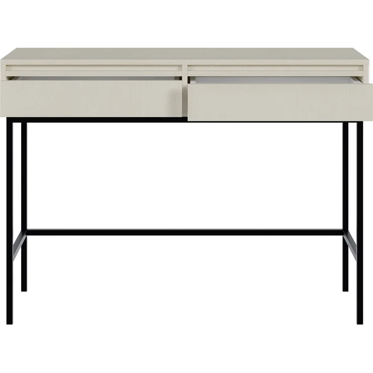 Selsey 'Evo' Schminktisch mit 2 Schubladen, beige, ca. 79 x 110 x 38 cm – Bild 4