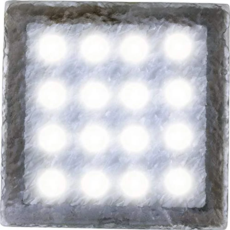 Heitronic Nr. 35927-HE Outdoor LED Bodeneinbau-Pflasterstein Akiaki Eckig IP67 3000K 10cm – Bild 6