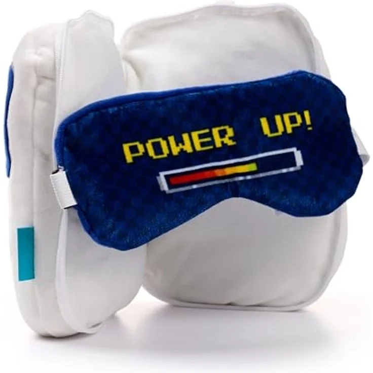 Puckator Nackenrollen Game Over Konsole Reisekissen & Augenmaske – Bild 3