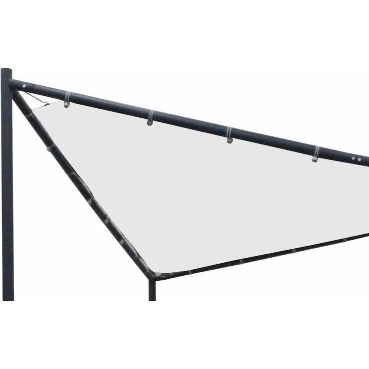 Sonnensegel Pavillon ORLANDO 3,5x3,5 Meter mit Plane PVC-bechichtet weiss – Bild 3