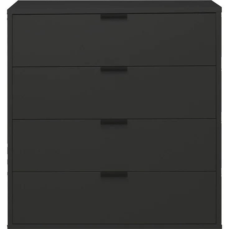 Kommode Erna 81x45x87 Anthrazit matt Lack 14723