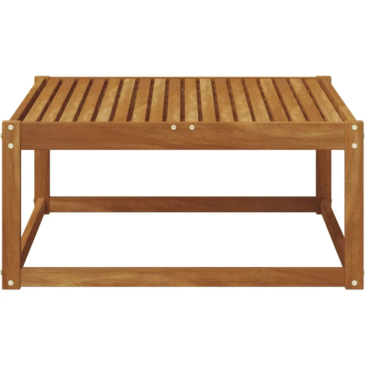 vidaXL Tisch für Outdoor Massivholz Akazie Natur 79 x 79 x 37 cm 900525 – Bild 4