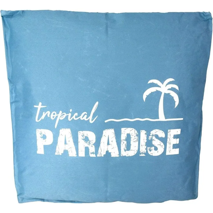 Outdoor Kissen Tropical Paradise 45x45cm wetterbeständig pink o. petrol Garten petrol