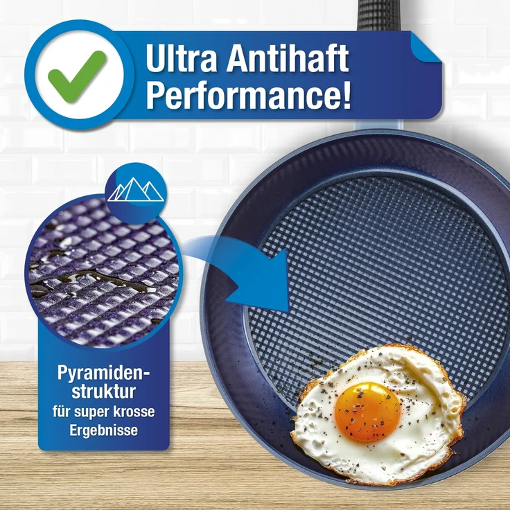 BRATmaxx Koch- & Bratset - 3 Töpfe & 1 Pfanne - Aluminium - antihaftbeschichtet – Bild 3