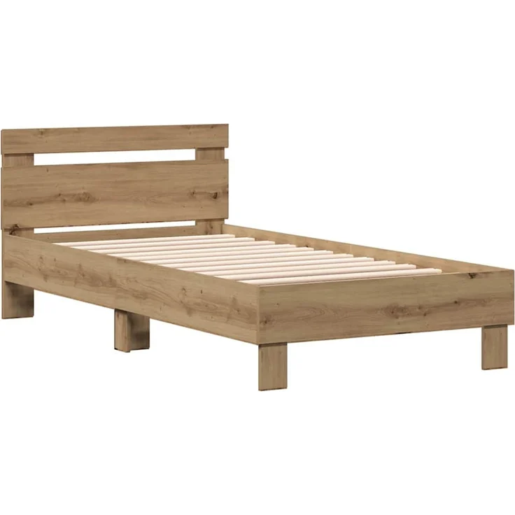 vidaXL Bettrahmen Artisan-Eiche 193 x 95 x 88 cm Holzwerkstoff 874122 – Bild 4