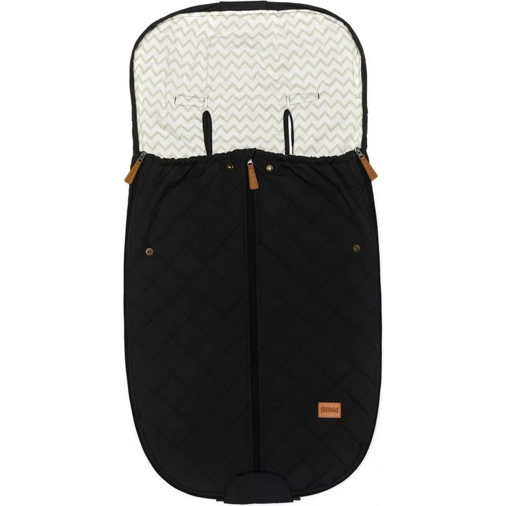 Fillikid Fußsack Sommerfußsack Light Big, schwarz – Bild 1