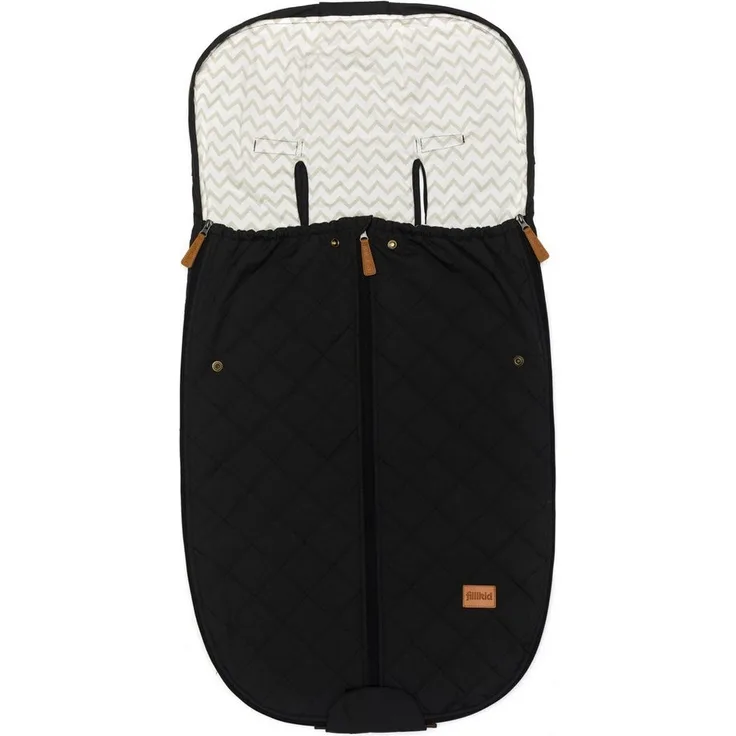 Fillikid Fußsack Sommerfußsack Light Big, schwarz