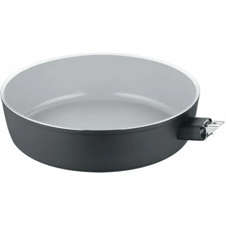 Berndes b. perfect Schmorpfanne, Pfanne, Induktionsgeeignet, Aluminium geschmiedet, Schwarz, Ø 24 cm, 0002573224