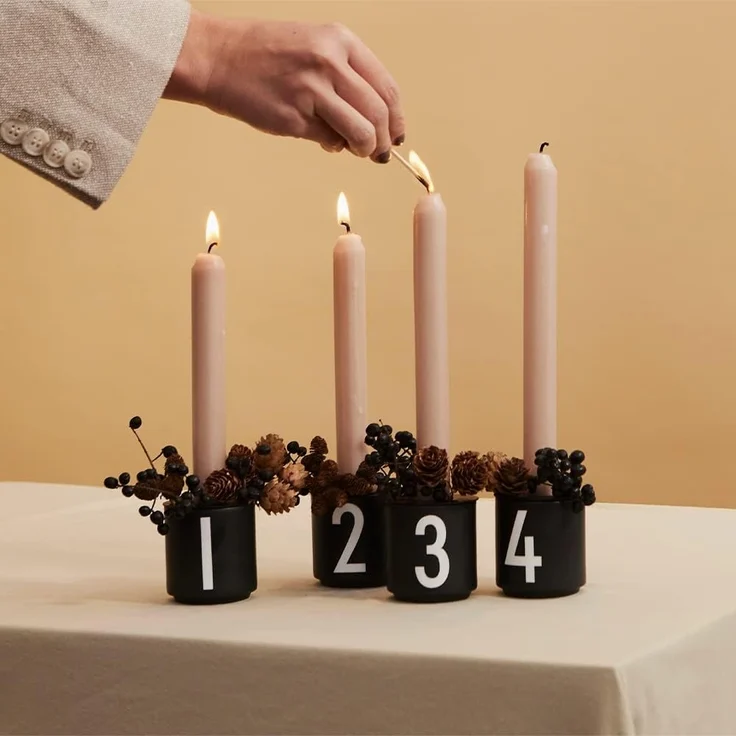 Design Letters Espressotassen Schwarz (4-teilig) 10201302BLACK