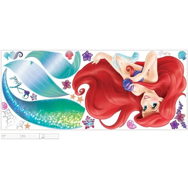 Disney ariel Die kleine Meerjungfrau Riesige Wandsticker