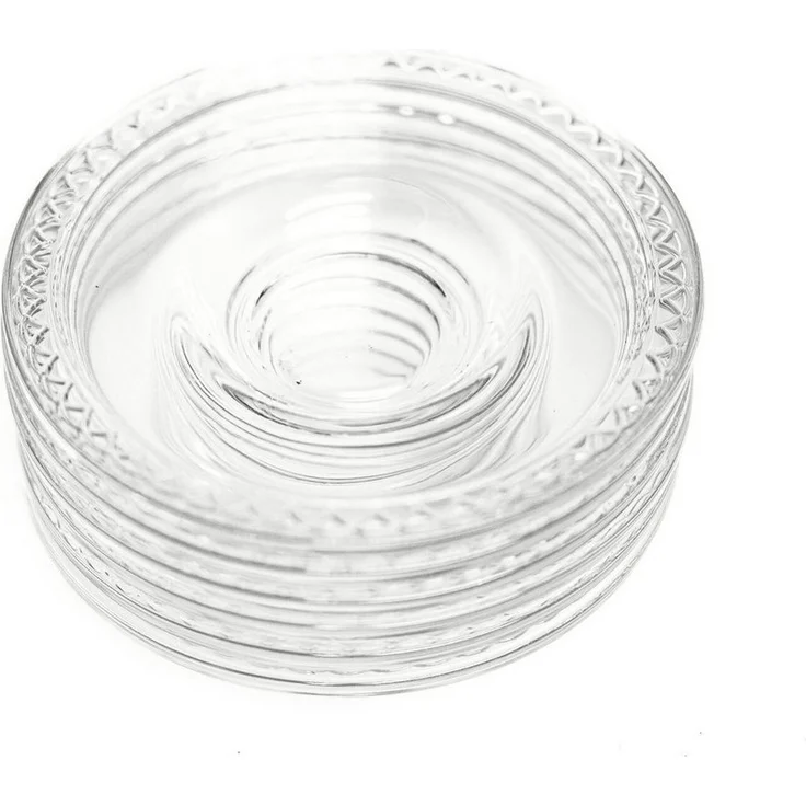 Pasabahce 6er Untertassen Cay Tabagi transparent – Bild 2