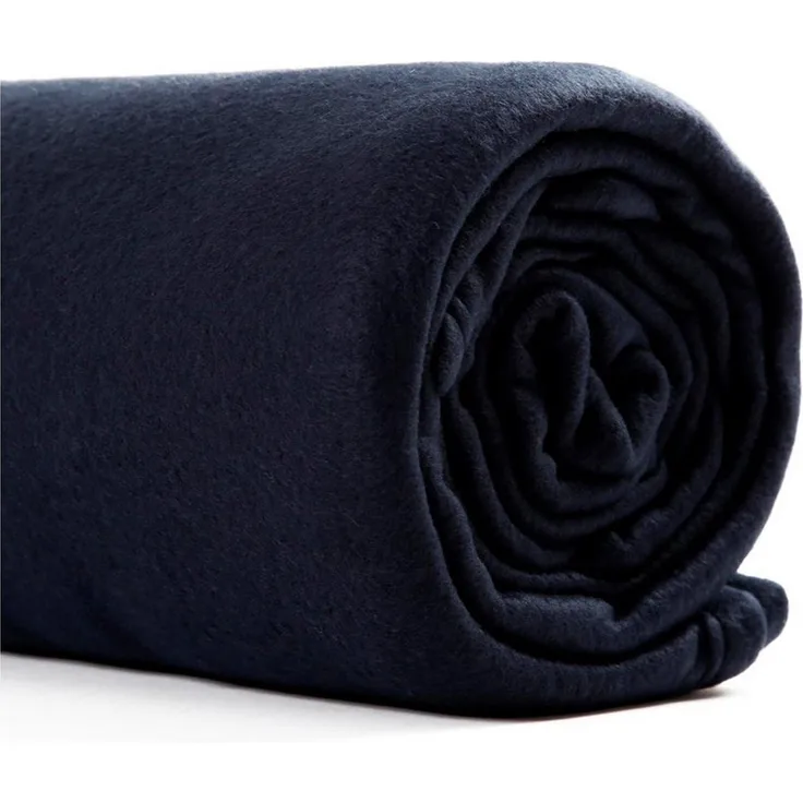 Estexo Fleecedecke, Polar navy blue, 220x240 cm