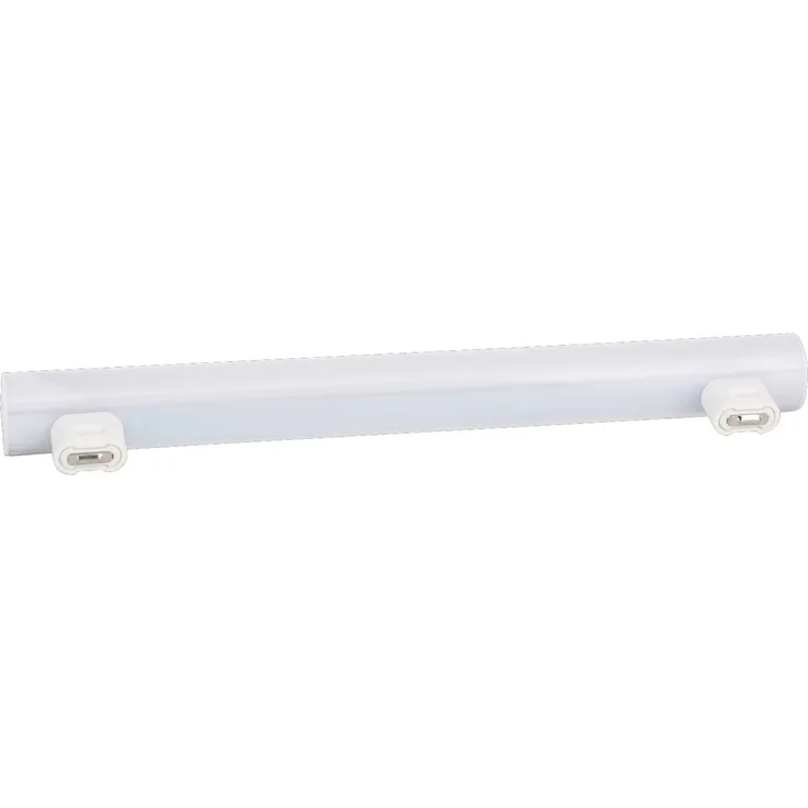 Orion LED-Linienlampe S14s, 5W 30 cm, 2.700 K, opal, gleichmäßige Lichtverteilung