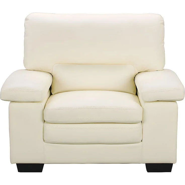 LINEA SOFA - MIMAS - Sessel mit gerader Rückenlehne - Plastik - Kunststoff (PVC) - Elfenbeinfarben - 112 x 89 x 97 cm – Bild 3