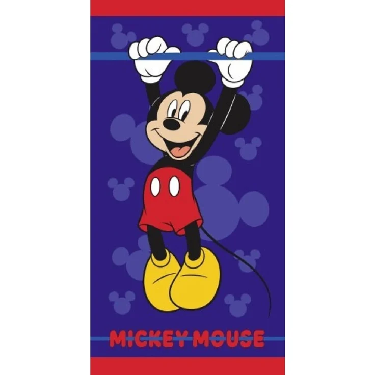 Disney Mickey Mouse Kinder Badehandtuch – Weiches & saugstarkes Strandtuch 70x140 cm – Bild 1