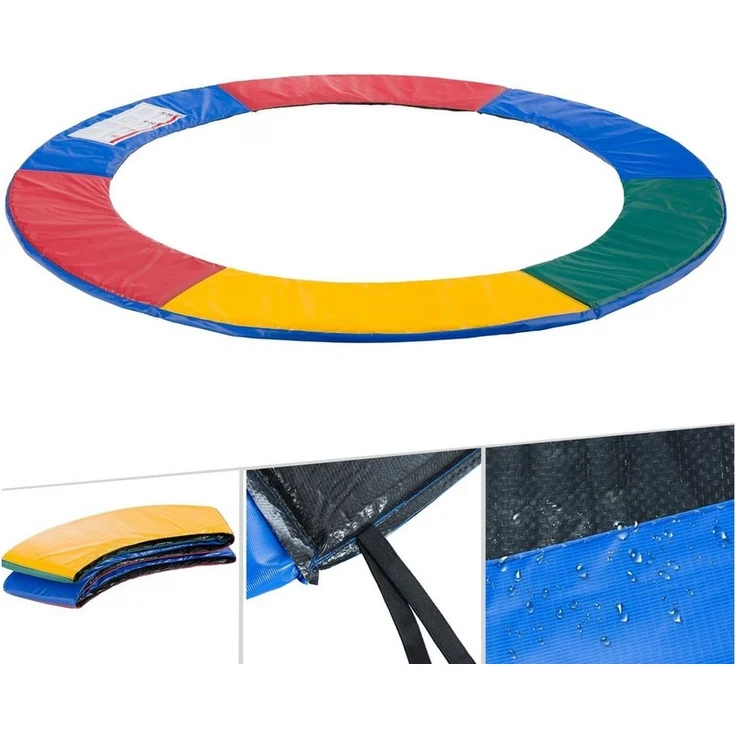 Arebos Trampolin-Randabdeckung Federschutz Ø 305 cm, Randschutz, PVC und PE, Reißfest, UV-resistente und wasserbeständige – Bild 2