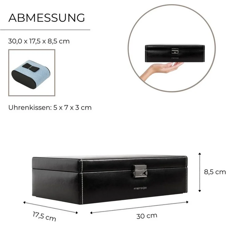 Friedrich23 Uhrenbox Bond für 10 Uhren