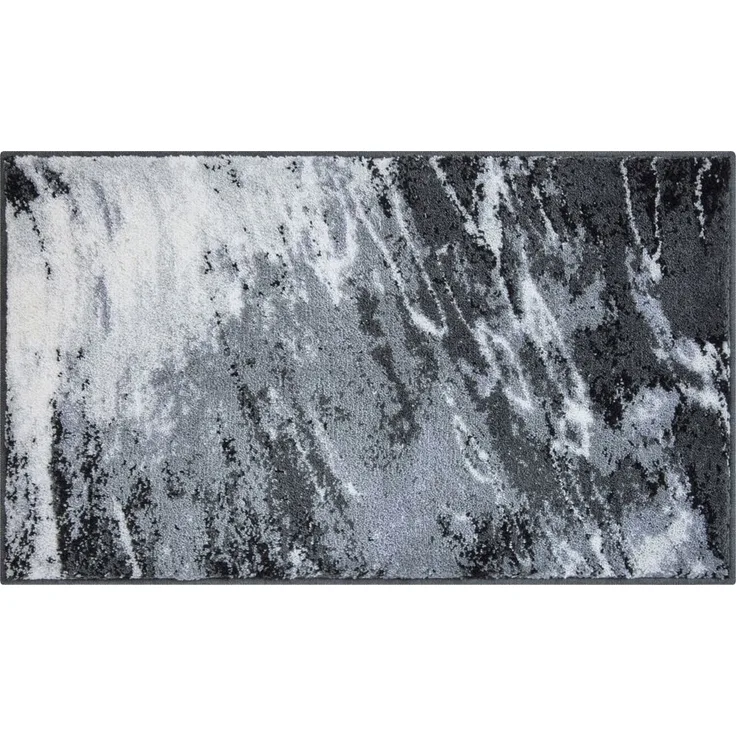 Badematte >MAGMA< in grau, 100% Polyacryl - 120x70x2cm (LxBxH)