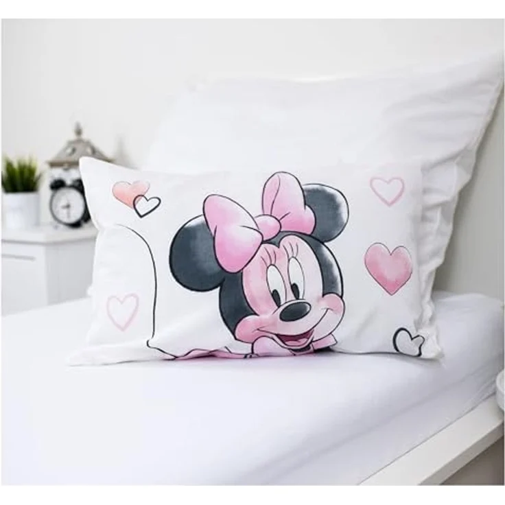 Disney Minnie Mouse Baby Bettwäsche Blush Pink 100x135 cm, Baumwolle – Bild 4