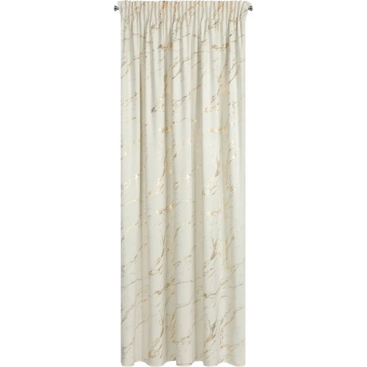 Eurofirany Vorhang Elegante, blickdichte Vorhänge aus Samt mit Glanzdruck, Kräuselband, Kräuselband Ösen Tunnelzug Polyester 140x250 140x270 cm – Bild 1
