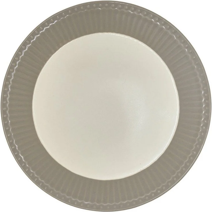 Greengate Frühstücksteller Alice Frühstücksteller warm grey 23 cm – Bild 3