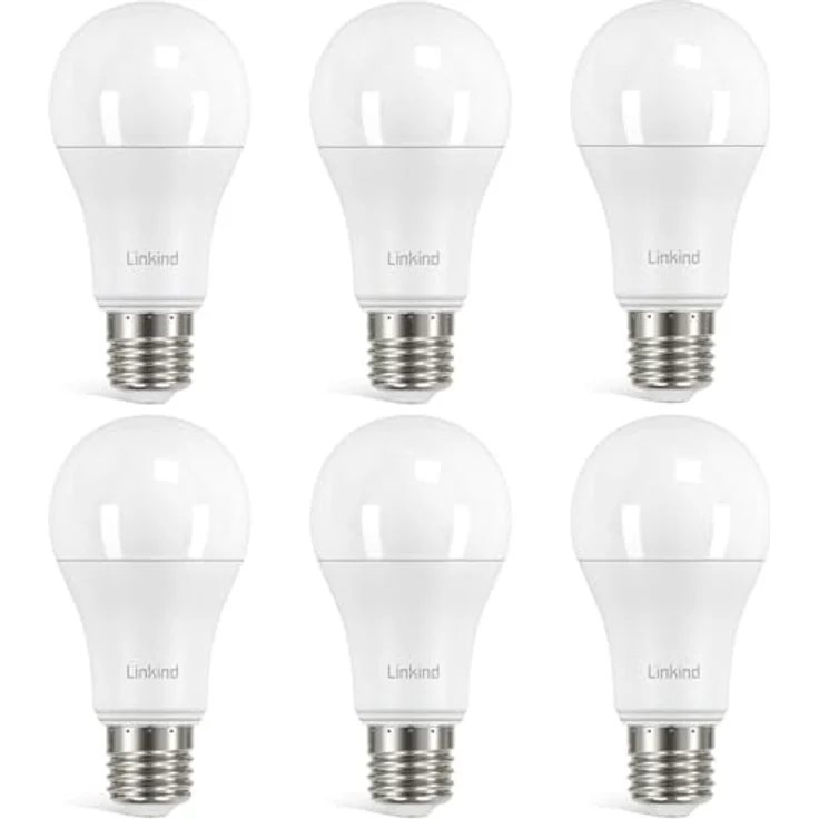 Linkind 13.5W Super Hell E27 LED Lampe, ersetzt 100 Watt, 5000K Tageslichtweiß A60 LED Birne 1560LM, 220° Abstrahlwinkel, Nicht Dimmbar, 6 Stück – Bild 2