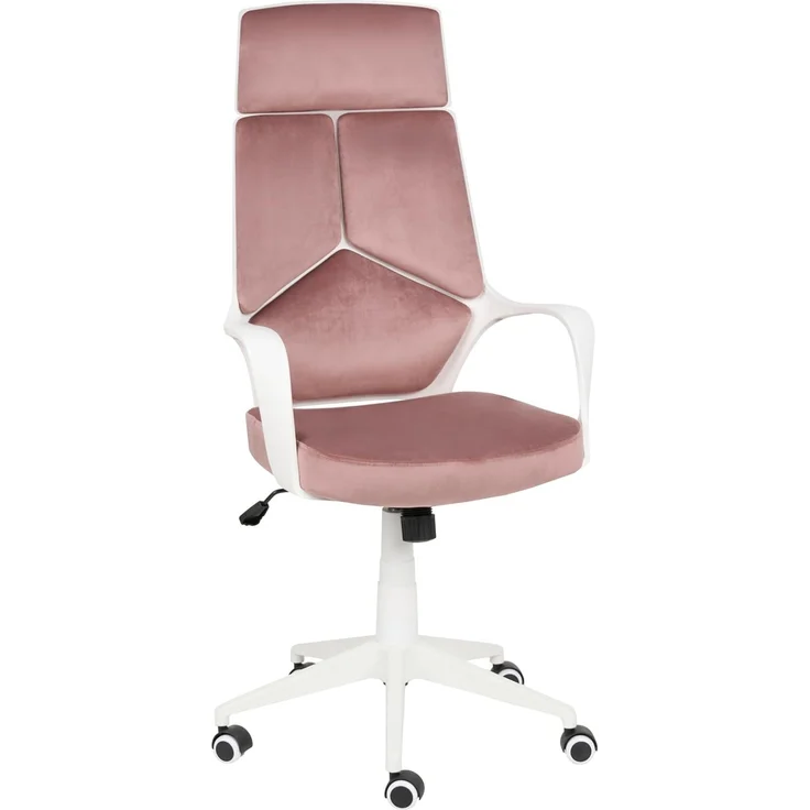 Bürostuhl DELIGHT Samtstoff Pastellrosa – Bild 1