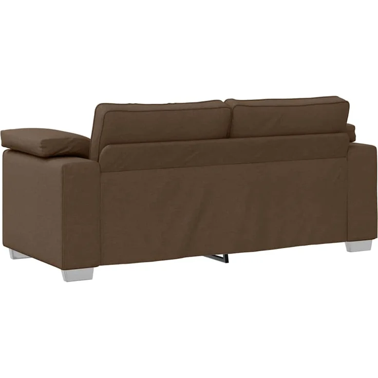 vidaXL Zweisitzer-Sofa Braun 180 cm Stoff 4105231 – Bild 4
