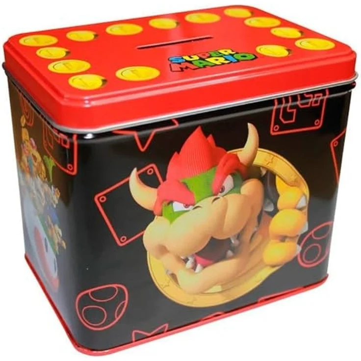 Nintendo Bowser Von Super Mario Tasse Cup Becher mit Spardose Münzbox 9 x 13 x 11 cm – Bild 3