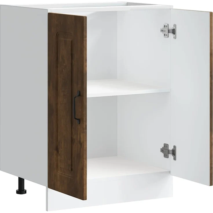 vidaXL Spülenunterschrank Kalmar Räuchereiche 60x46x81,5 cm 853442 – Bild 4
