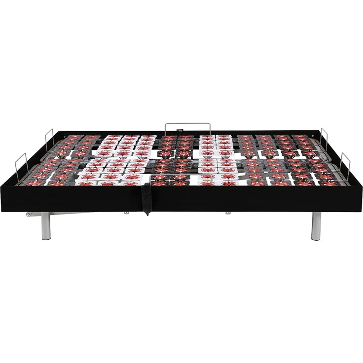 Relax-Bettgestell 2x65 Modulteller - 2 x 80 x 200 cm - Schwarz - DREAMEA – Bild 7