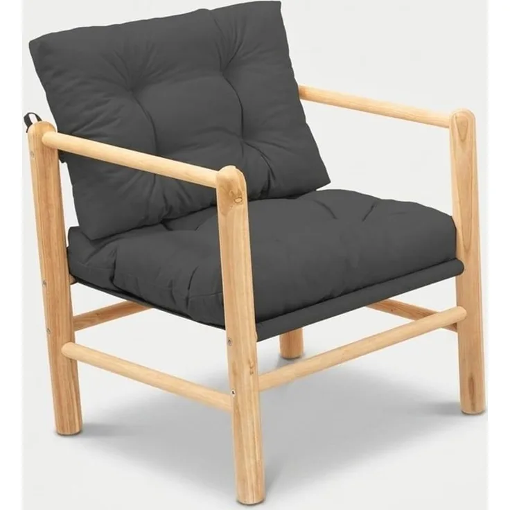 Skye Decor 'MYG03 - Anthracite' Garten-Sessel, Anthrazit, 51 x 86 x 51 cm