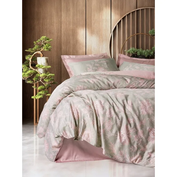 L'Essentiel Maison Bettwäsche Set Betula Satin, Baumwolle, 3 teilig, Durchdacht & Pflegeleicht Hohe Qualität & Farbbrillanz 3 Größen